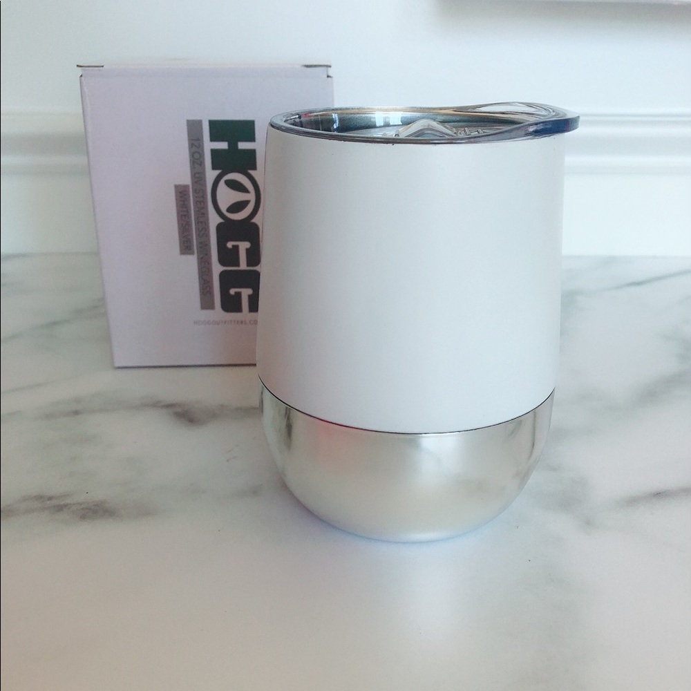 NEW Hogg insulated Wine Tumbler 12 oz w/ slide lid